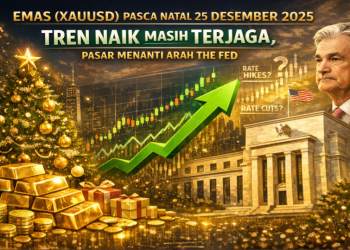 Emas (XAUUSD) Pasca Natal 25 Desember 2025: Tren Naik Masih Terjaga, Pasar Menanti Arah The Fed