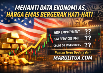 Menanti Data Ekonomi A.S, Harga Emas Bergerak Hati-Hati
