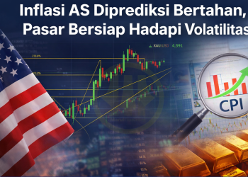 Inflasi AS Diprediksi Bertahan, Pasar Bersiap Hadapi Volatilitas