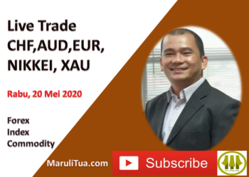 Live Trade CHF, AUD, EUR, NIKKEI, XAU, Rabu 20 Mei 2020