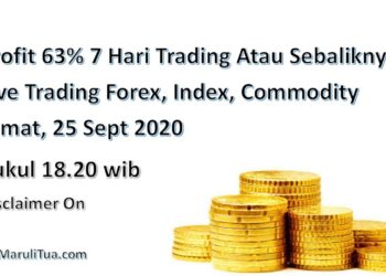 Profit 63% 7 Hari Trading Atau Sebaliknya! Live Trading Jumat, 25 Sept 2020