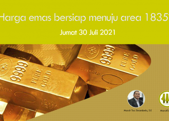 Harga emas bersiap menuju area 1835?