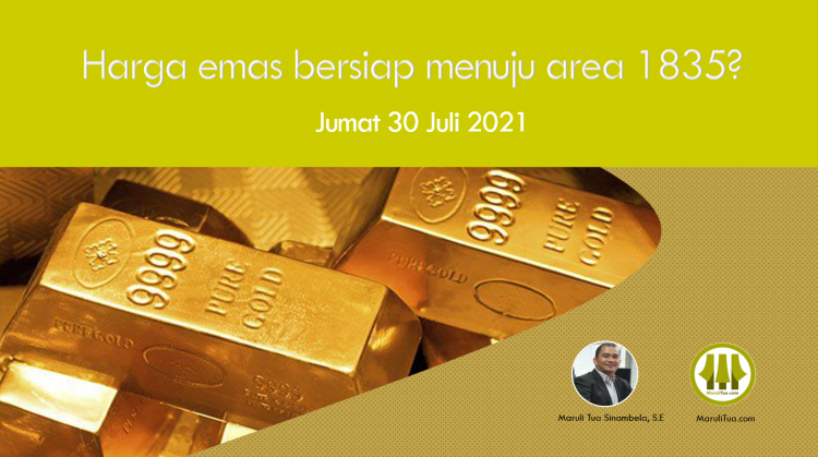 Harga emas bersiap menuju area 1835?