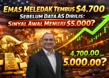 Emas Meledak Tembus $4.700 Sebelum Data AS Dirilis: Sinyal Awal Menuju $5.000?