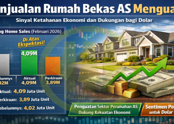 Penjualan Rumah Bekas A.S Menguat, Sinyal Ketahanan Ekonomi dan Dukungan bagi Dolar