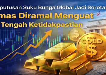 Emas Bergerak Fluktuatif di Tengah Ketidakpastian, Pasar Menanti Keputusan Suku Bunga